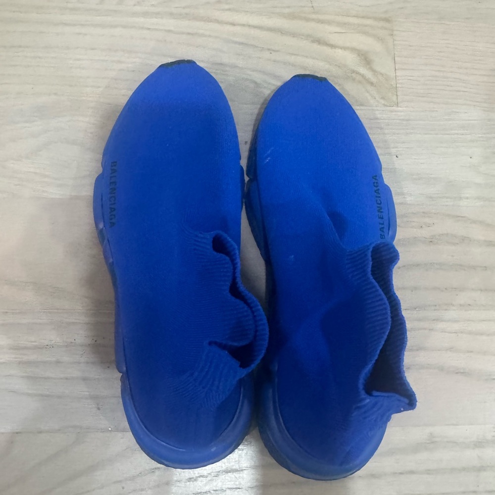 Balenciaga Vibrant Blue Sock Sneakers - Picture 5 of 5
